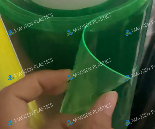 Colored transparent film