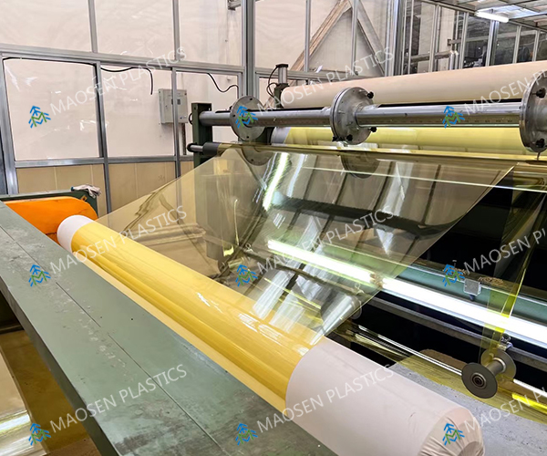 Colored transparent film